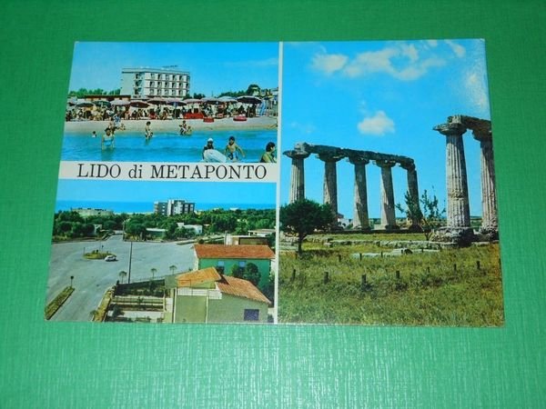 Cartolina Lido di Metaponto ( Matera ) - Vedute diverse …