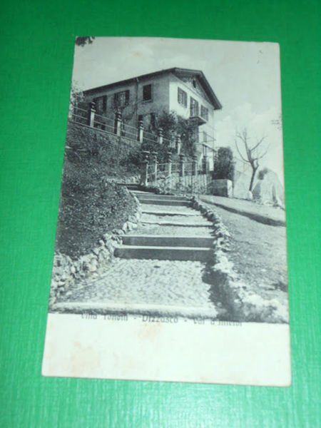 Cartolina Dizzasco ( Como ) - Particolare Villa 1900 ca.