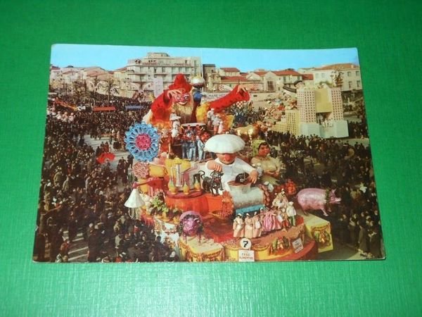 Cartolina Carnevale di Viareggio - Corso Mascherato - Frodi Alimentari …