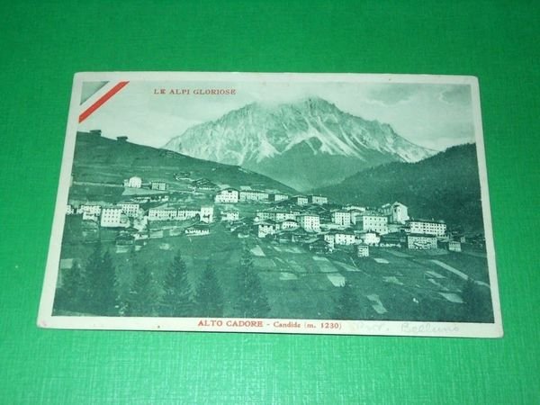 Cartolina Alto Cadore - Candide - Panorama 1920 ca.