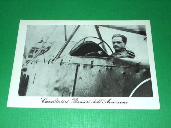 Cartolina Militaria Aeronautica - Carabinieri Pionieri dell' Aviazione 1950 n. …