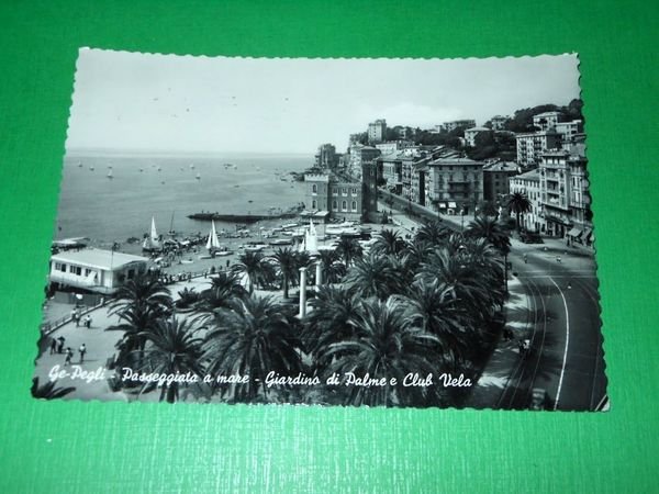 Cartolina Genova Pegli - Passeggiata a mare - Giardino di … | Immagine principale