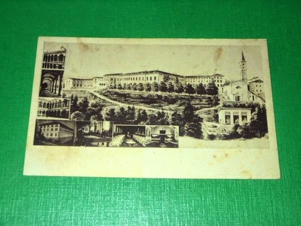 Cartolina Gorla Minore - R. Collegio Rotondi - Vedute diverse …