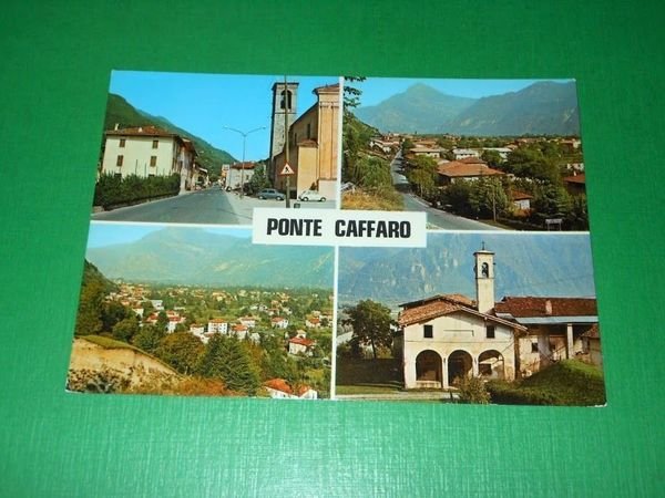 Cartolina Ponte Caffaro ( Brescia ) - Vedute diverse 1965 …