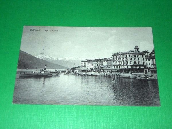 Cartolina Bellagio - Lago di Como 1926.