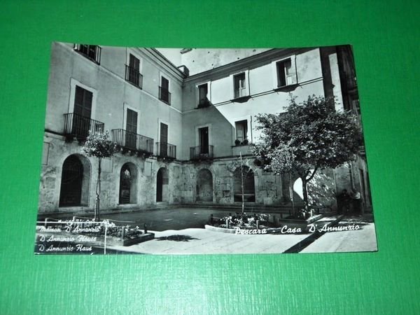 Cartolina Pescara - Casa D'Annunzio 1960 ca.