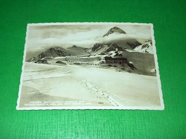 Cartolina Sport invernale al Cevedale - Rifugio Casati verso Gran …