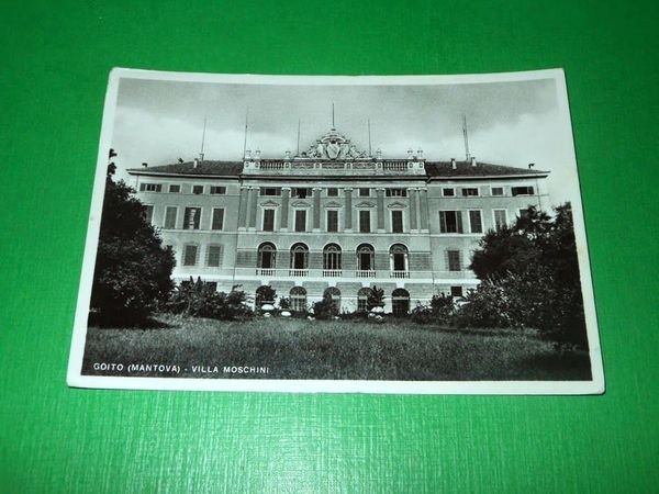 Cartolina Goito ( Mantova ) - Villa Moschini 1953.