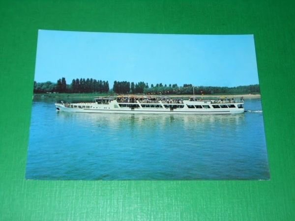 Cartolina Navigazione SNI Cremona - M/N A. Stradivari 1965 ca..