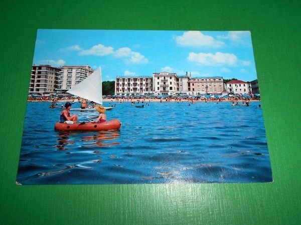 Cartolina Jesolo Lido - Grand Hotel 1968.
