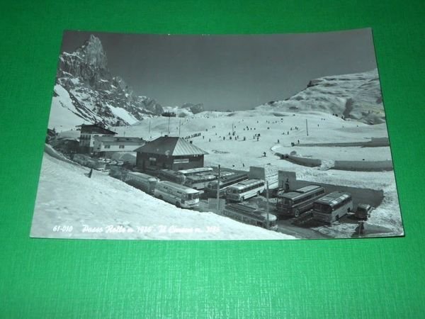 Cartolina Passo Rolle - Il Cimone 1965.