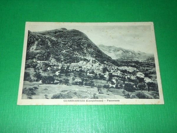 Cartolina Guardiaregia ( Campobasso ) - Panorama 1930 ca.