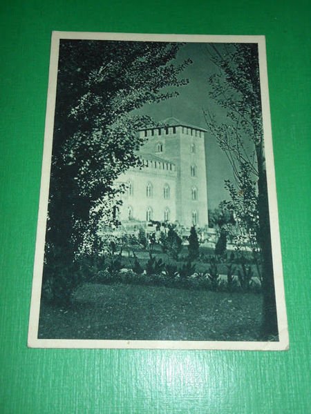 Cartolina Pavia - Il Castello dei Visconti 1940.