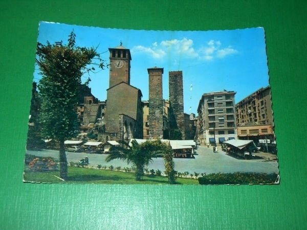 Cartolina Savona - Torre del Brandale - Torre degli Scolopi …