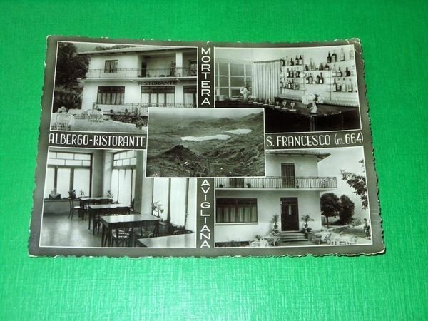 Cartolina Mortera Avigliana - Albergo Ristorante S. Francesco - Vedute … | Immagine Gallery 1