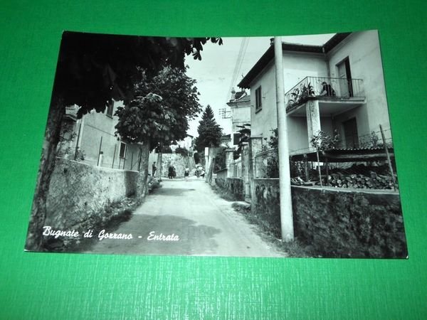 Cartolina Bugnate di Gozzano - Entrata 1959.