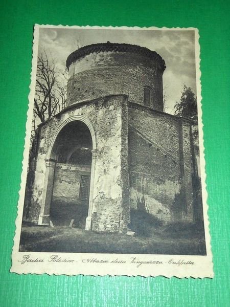 Cartolina Badia Polesine - Abbazia della Vangadizza - Cappella 1936.