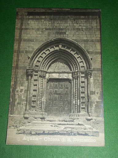 Cartolina L' Aquila - Chiesa di S. Domenico 1920 ca.