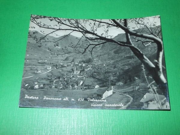 Cartolina Pasturo - Valsassina - Panorama 1954.