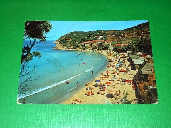 Cartolina Portoferraio - Località Scaglieri 1975.