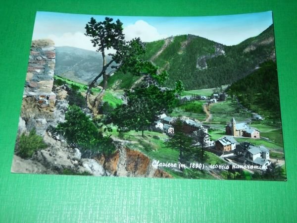 Cartolina Claviere - Scorcio panoramico 1961. | Immagine Gallery 1