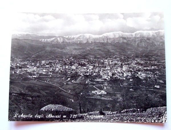 Cartolina L'Aquila - Panorama 1955 ca.