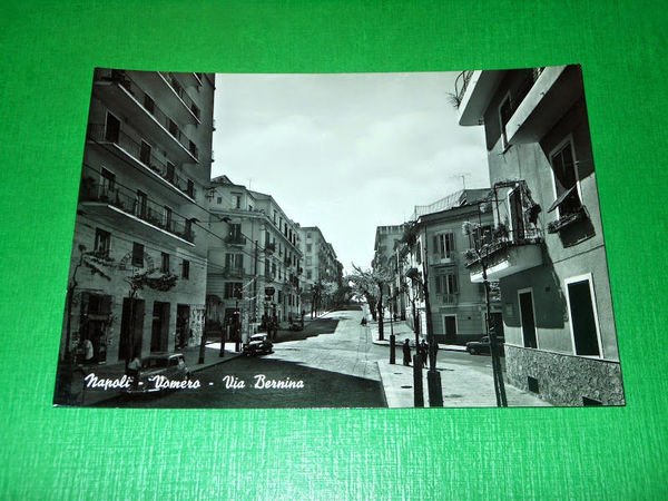 Cartolina Napoli - Vomero - Via Bernina 1955 ca.