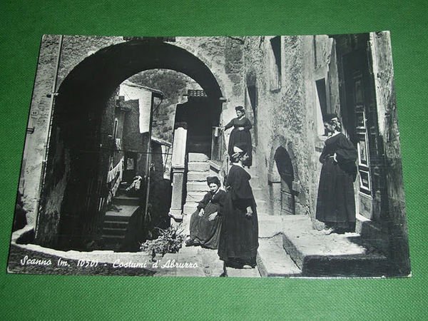 Cartolina Scanno ( L' Aquila ) - Costumi d' Abruzzo …