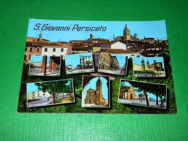 Cartolina San Giovanni in Persiceto - Vedute diverse 1960 ca.
