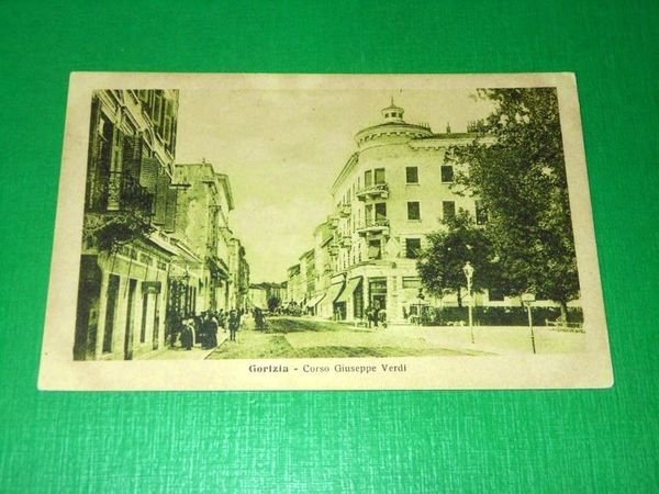 Cartolina Gorizia - Corso Giuseppe Verdi 1925 ca. | Immagine Gallery 1
