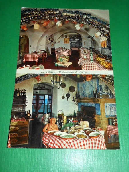 Cartolina Alassio - Ristorante Grill La Torcia 1965 ca.