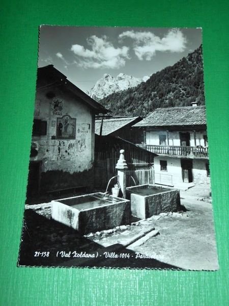 Cartolina Val Zoldana - Villa - Particolare 1962.