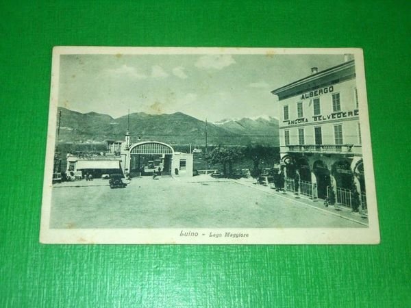 Cartolina Luino - Lago Maggiore - Particolare 1945.