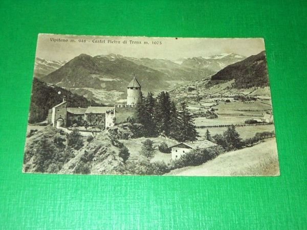 Cartolina Vipiteno - Castel Pietra di Trens 1934.