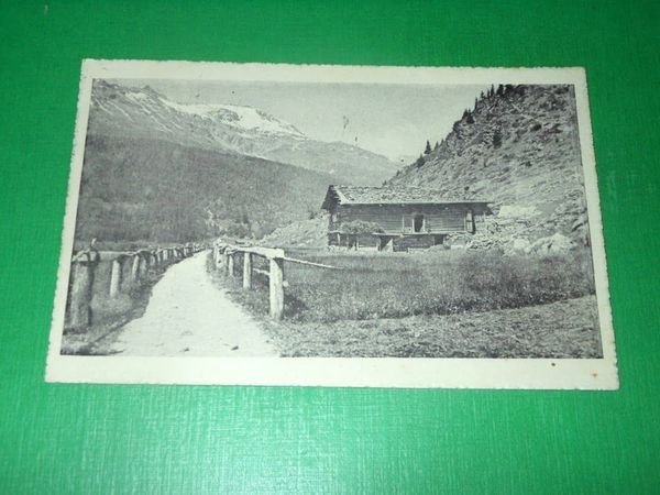 Cartolina spedita da Borgofranco d'Ivrea - Scorcio panoramico 1921.