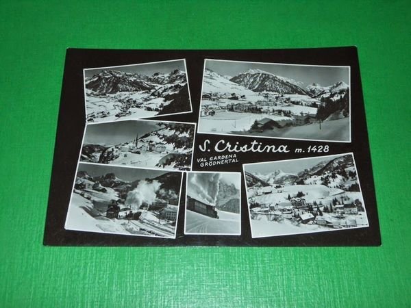 Cartolina S. Cristina - Val Gardena - Vedute diverse 1955 …