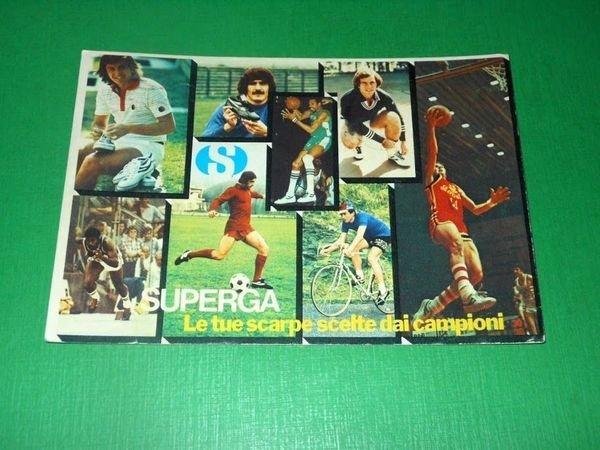 Cartolina Pubblicità - Scarpe SUPERGA 1983.