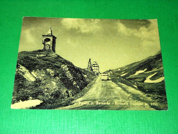 Cartolina Piccolo San Bernardo - Versante francese - Particolare 1950 …
