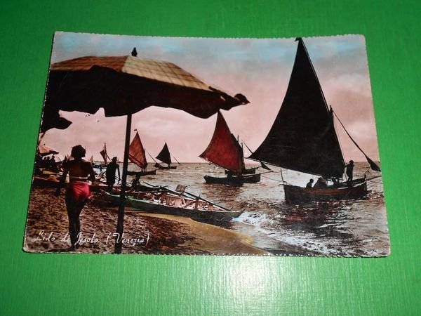 Cartolina Lido di Jesolo ( Venezia ) - Particolare di …
