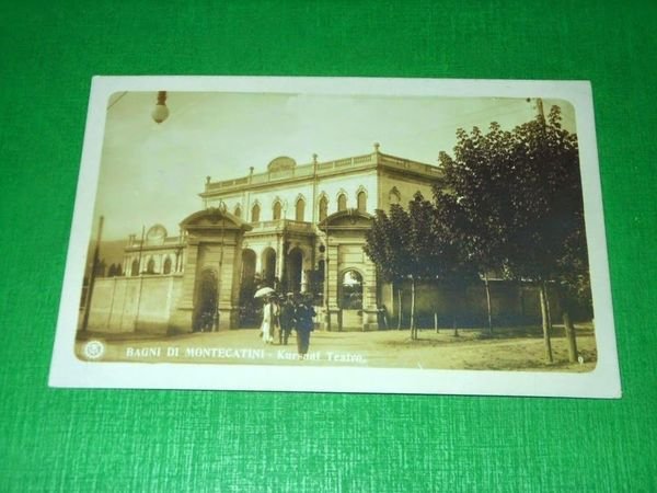 Cartolina Bagni di Montecatini - Kursaal Teatro 1920 ca.