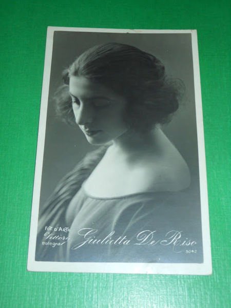 Cartolina Cinema Film - Attrice Giulietta De Riso 1930 ca.