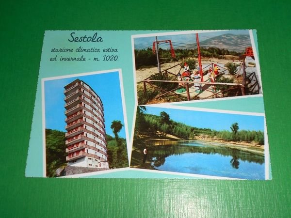 Cartolina Sestola - Vedute diverse 1966.
