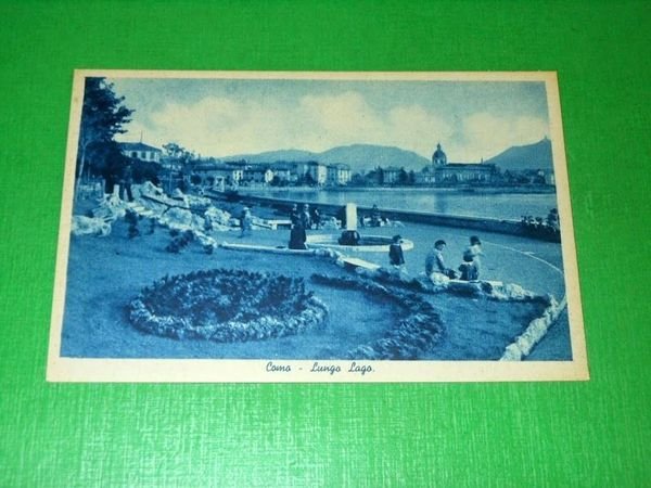 Cartolina Como - Lungo Lago 1940 ca.