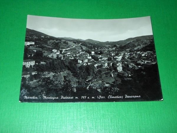 Cartolina Maresca - Montagna Pistoiese - Panorama 1952.