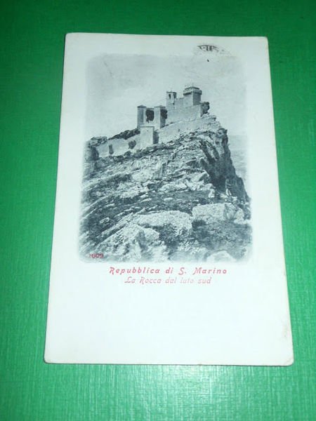 Cartolina Repubblica di San Marino - La Rocca dal lato …