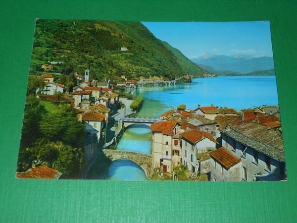 Cartolina Lago di Como - Argegno - Scorcio panoramico 1973.