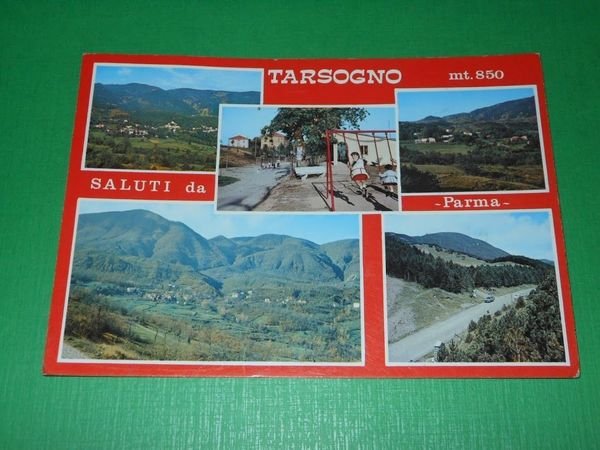 Cartolina Saluti da Tarsogno - Vedute diverse 1968 **.
