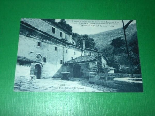 Cartolina Assisi - Santuario o Eremo di S. Maria delle …