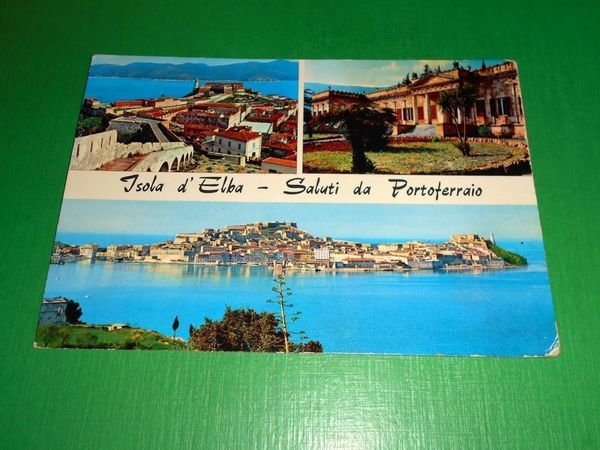 Cartolina Isola d' Elba - Saluti da Portoferraio 1978.