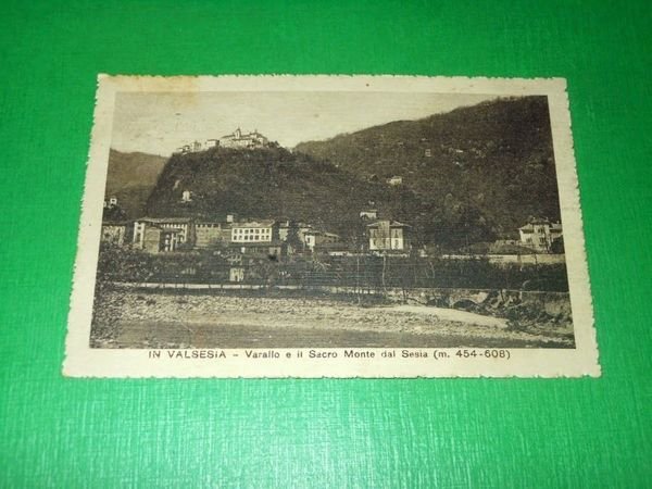 Cartolina In Valsesia - Varallo e il Sacro Monte dal …